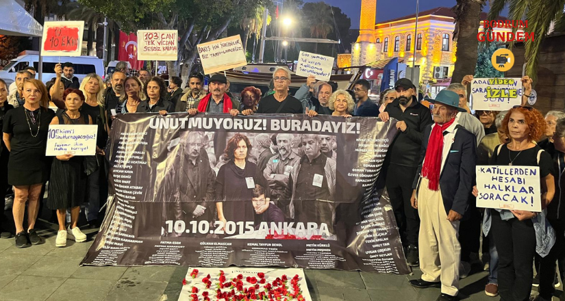 Bodrum’da 10 Ekim Anması