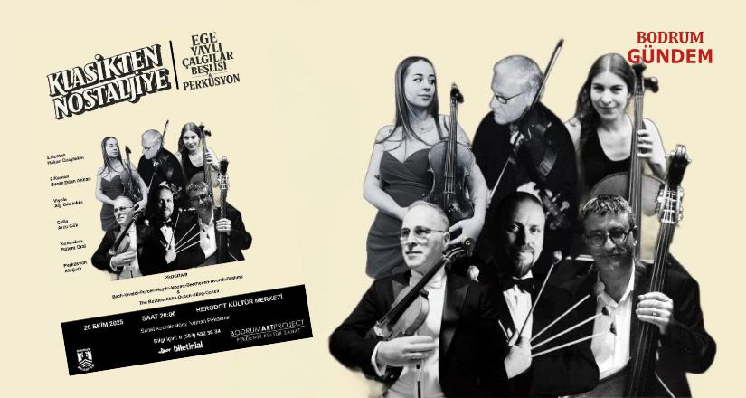 Bodrum’da Vivaldi’den The Beatles’a Nostalji Konseri