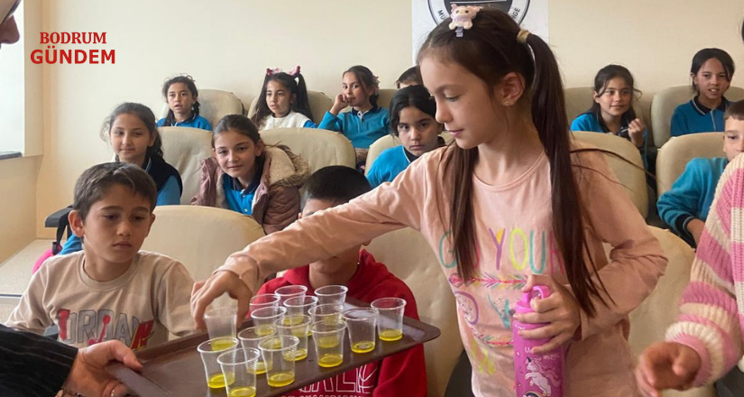 Minik Tadımcılara Zeytinyağı Eğitimi