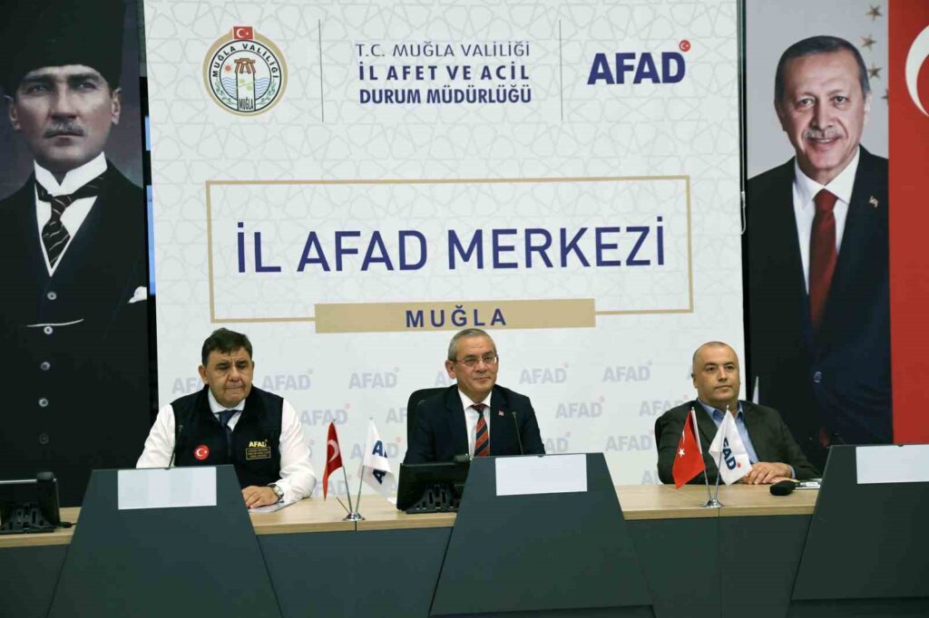 AFAD Genel Müdürü Gevrek: Muğla’da tanımlanmış 329 risk var