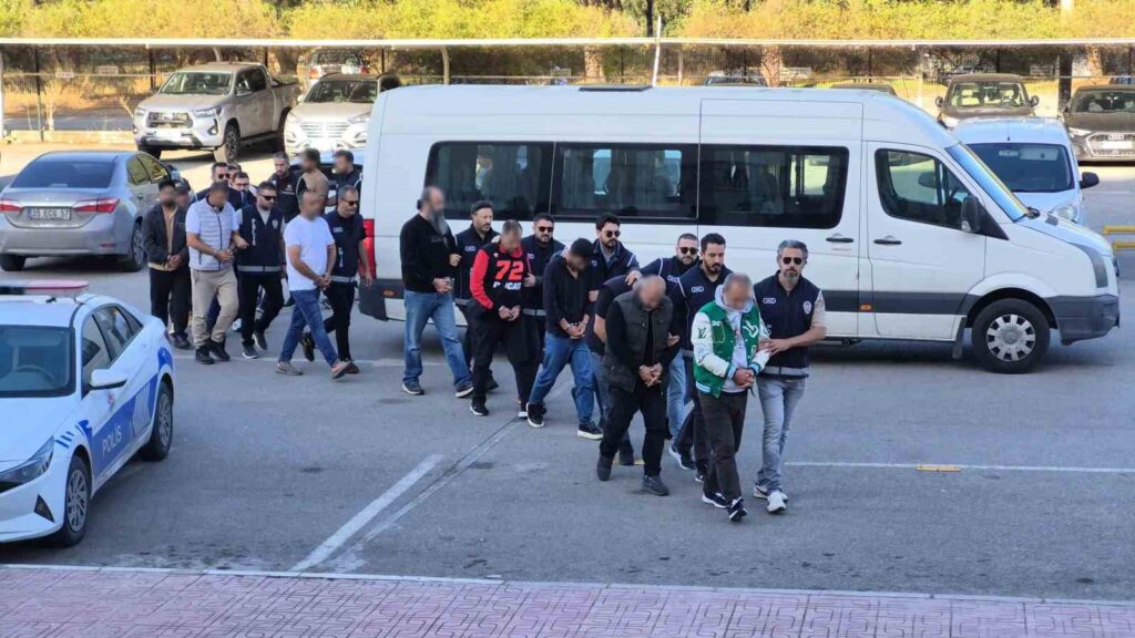 Bodrum’da 17 Şüpheli̇ Adli̇yeye Sevk Edi̇ldi̇