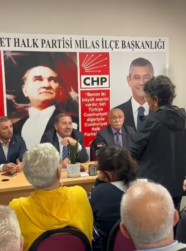 CHP Mi̇las İlçe Teşki̇latında Gergi̇n Toplantı