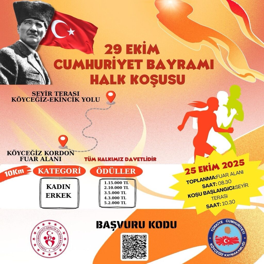 Köyceği̇zde Halk Koşusu Yapılacak