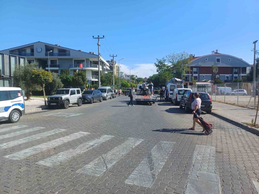 Marmari̇ste Motosi̇kletli̇ Saldırı: 1 Yaralı