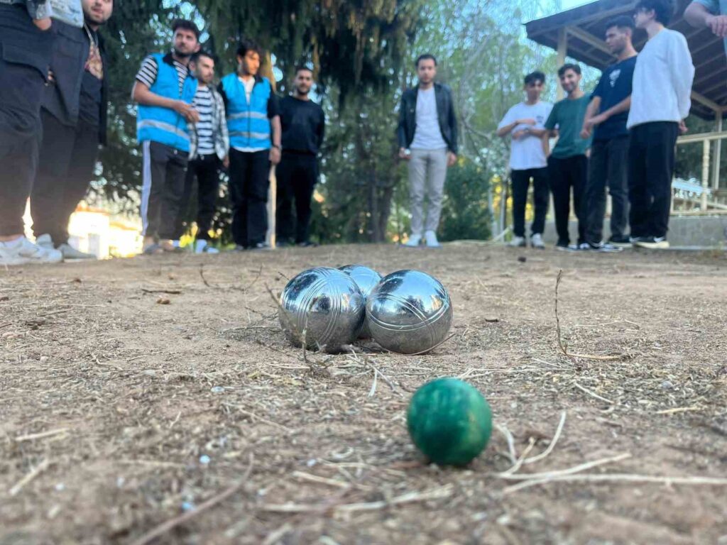 Muğla Erkek Öğrenci̇ Yurdunda Bocce Turnuvası Heyecanı