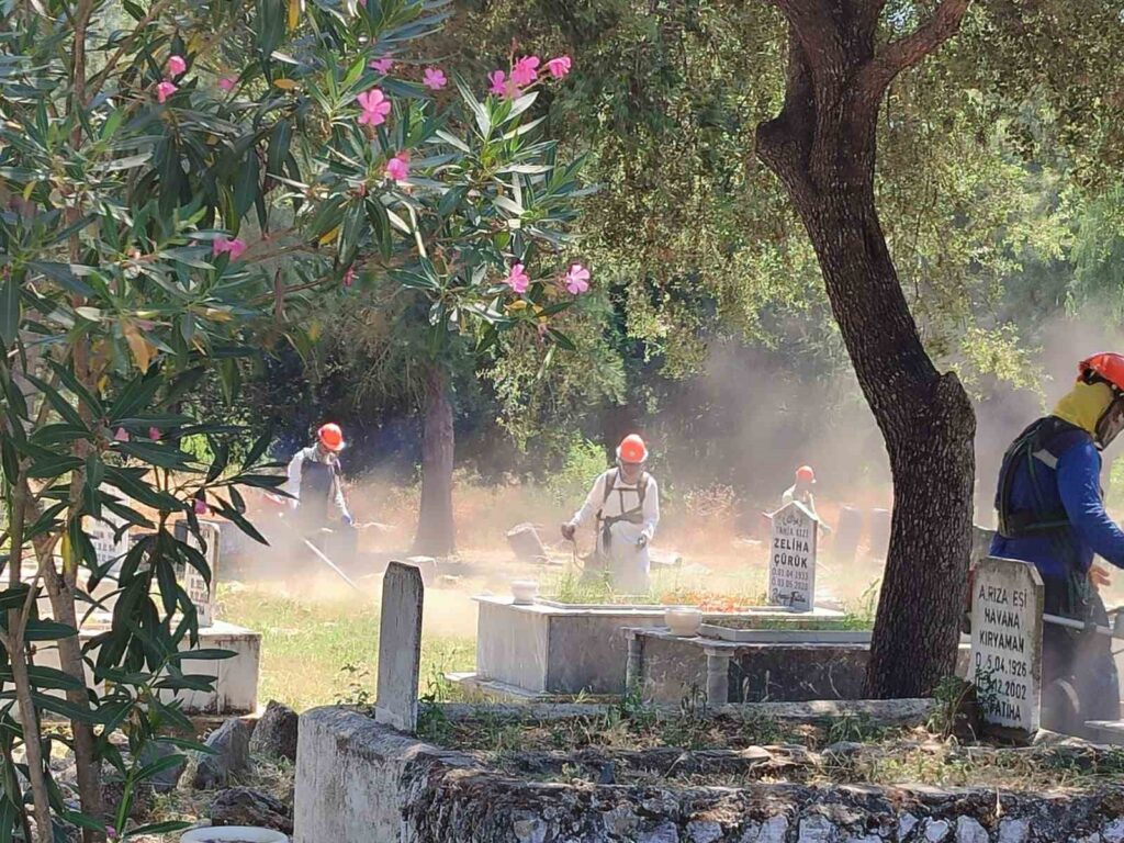 Mezarlıklar Temi̇zleni̇yor