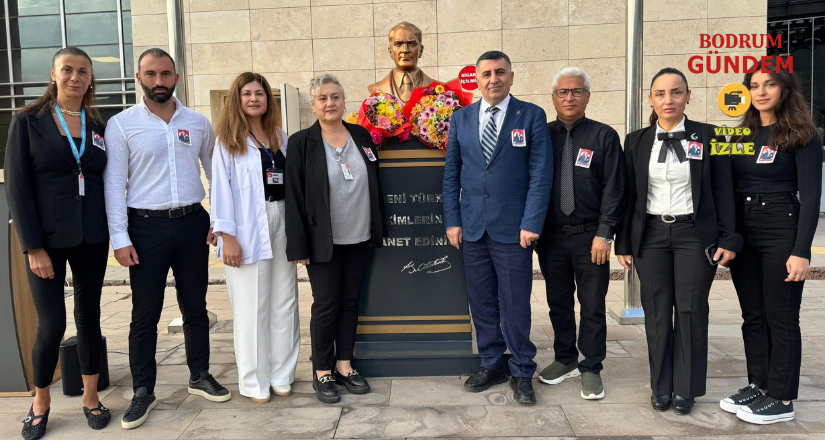 Bodrum Devlet Hastanesi’nde 10 Kasım Anma Töreni