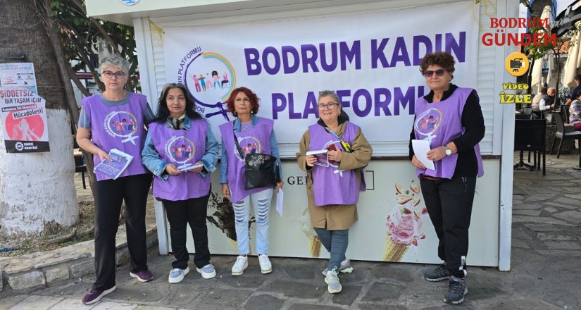 Bodrum Kadın Platformu’ndan 25 Kasım Öncesi Çağrı