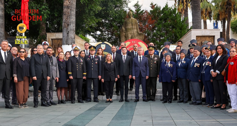 Bodrum’da Atatürk Anıldı