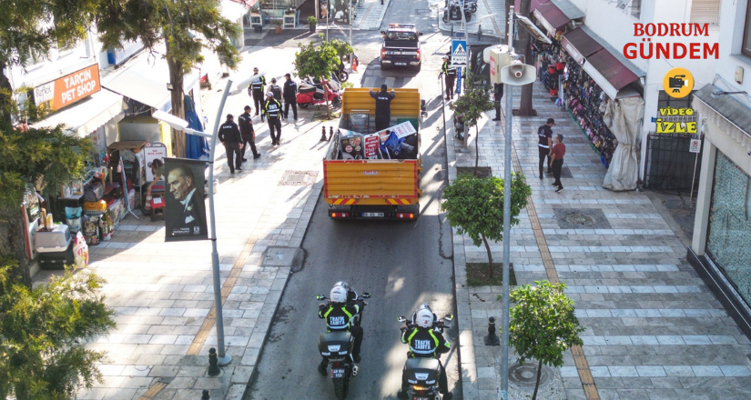 Bodrum’da Kamusal Alanlar İşgallerden Temizleniyor