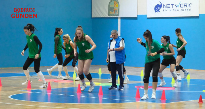Bodrum’un İncileri Manisa Maçına Hazırlanıyor