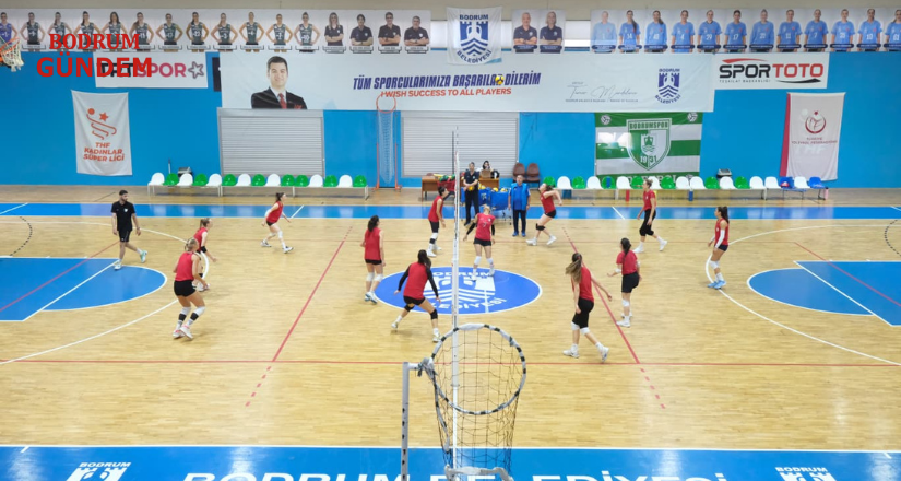 Bodrum’un İncileri Vakıfbank Maçına Hazır