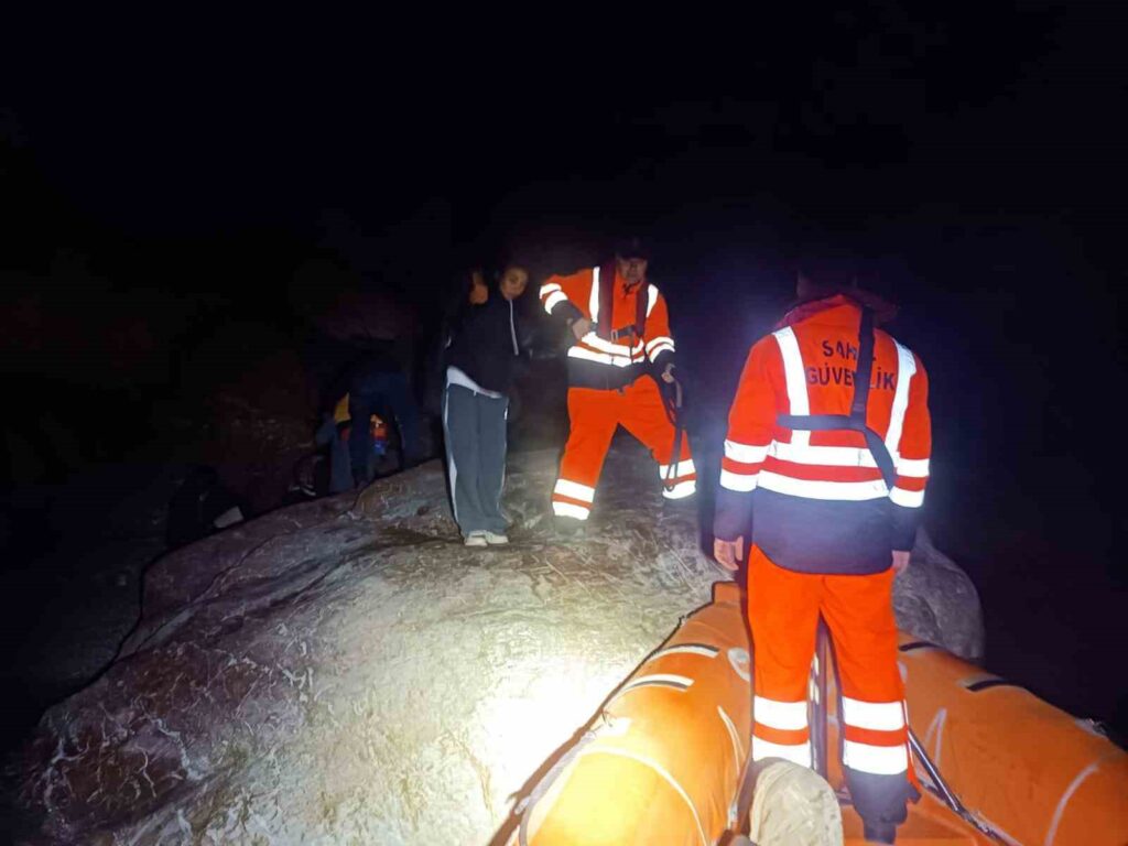 Fethi̇yede 20Si̇ Çocuk 40 Düzensi̇z Göçmen Yakalandı
