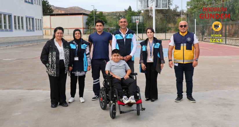Bodrum Belediyesinden Akülü Sandalye, Bakım ve Onarım Desteği