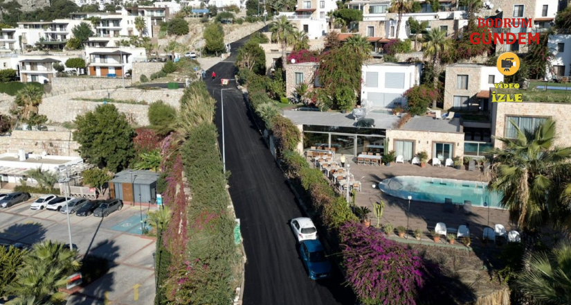 Bodrum Belediyesinden Üstyapı Çalışmaları