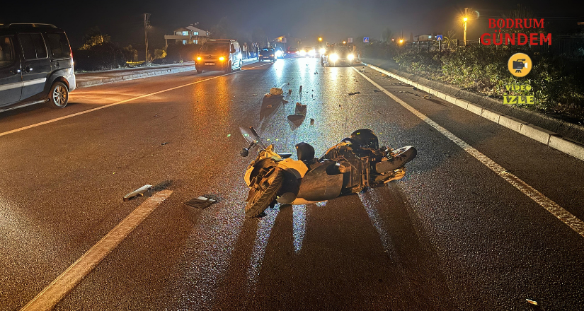 Hafif ticari araç, elektrikli bisiklete çarptı: 1 ölü