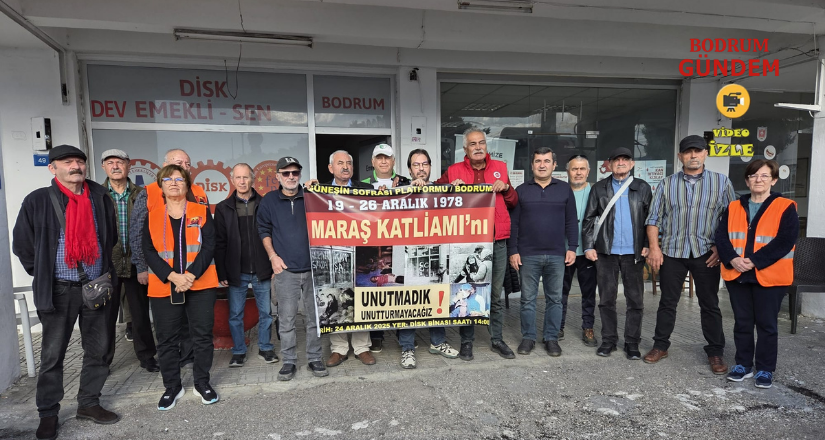 Maraş Katliamı Bodrum’da Anıldı