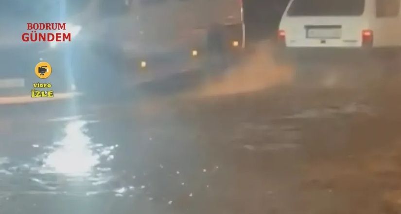 Torba Otogarı Önünde Şebeke Suyu Yolları Göle Çevirdi