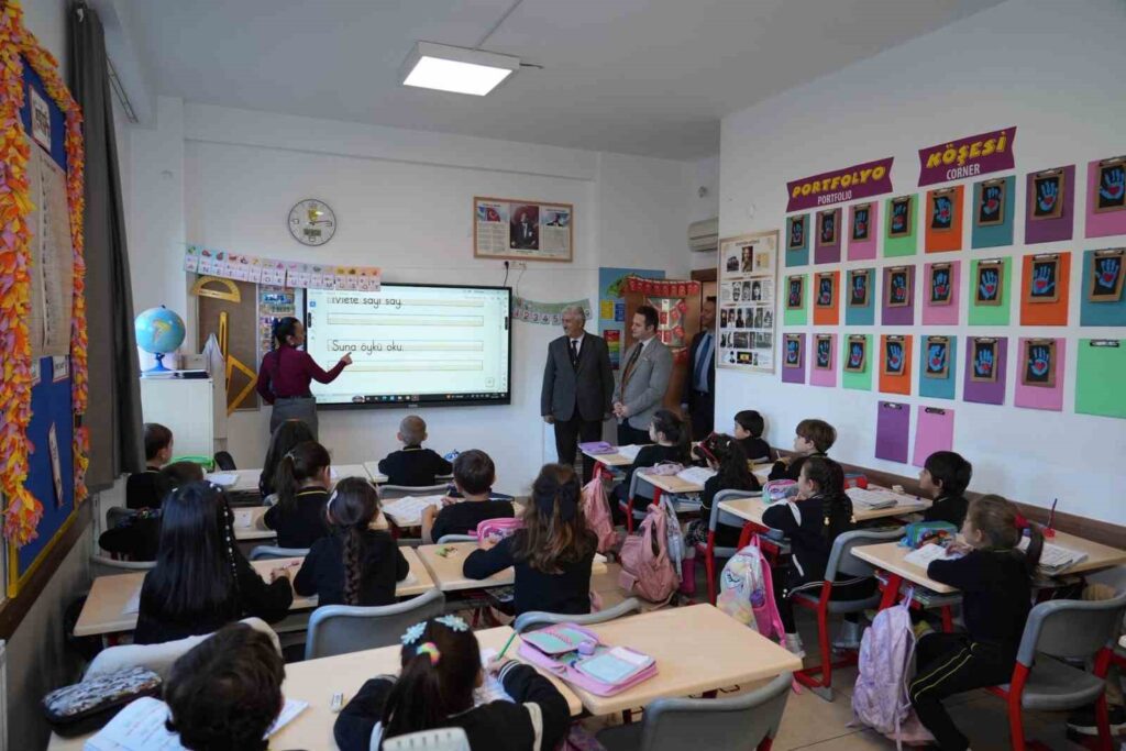 Mi̇lli̇ Eği̇ti̇m Müdürü Çay, Muğla Teknoloji̇ Koleji̇nde İncelemelerde Bulundu