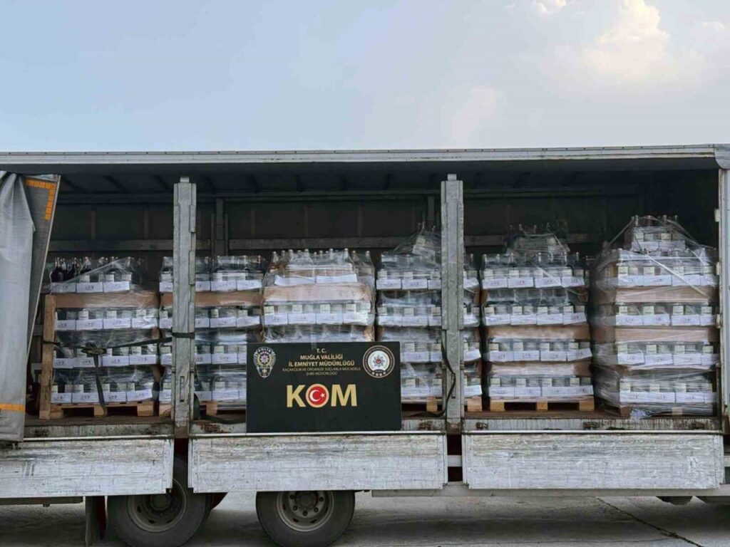 4 ton 737 litre sahte alkol ele geçirildi
