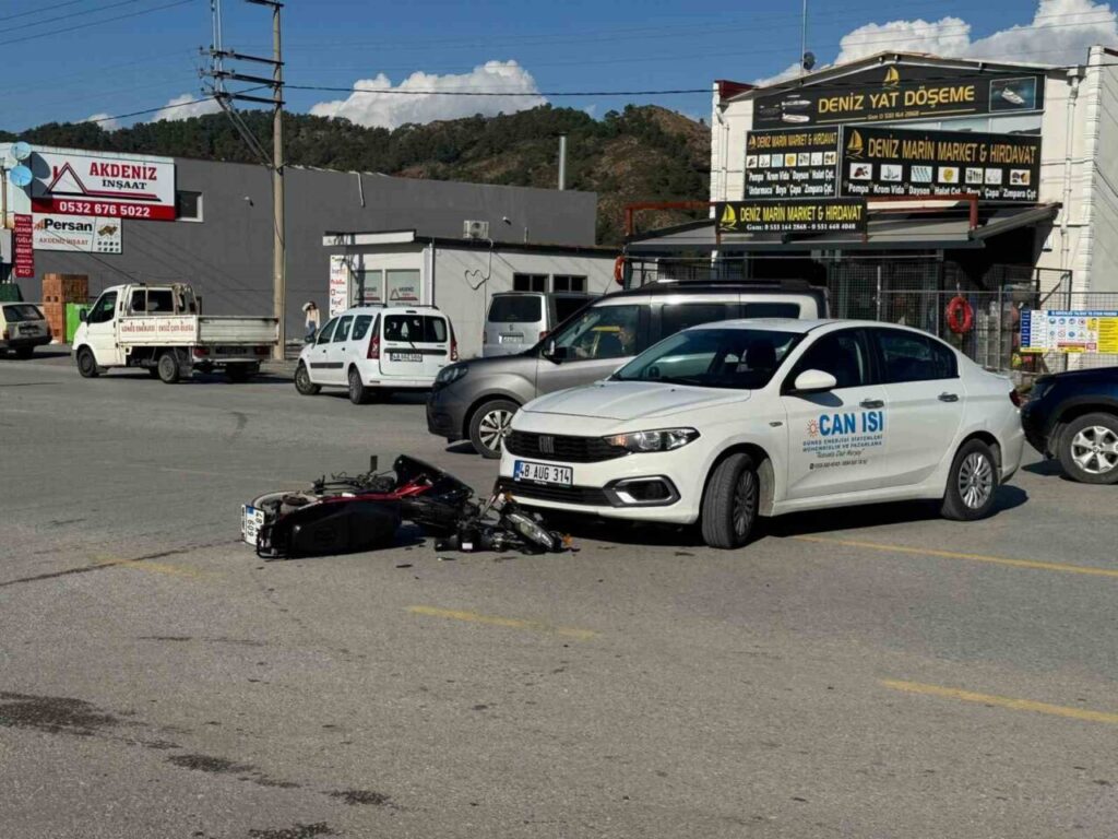Ortaca’da trafik kazası: 1 yaralı