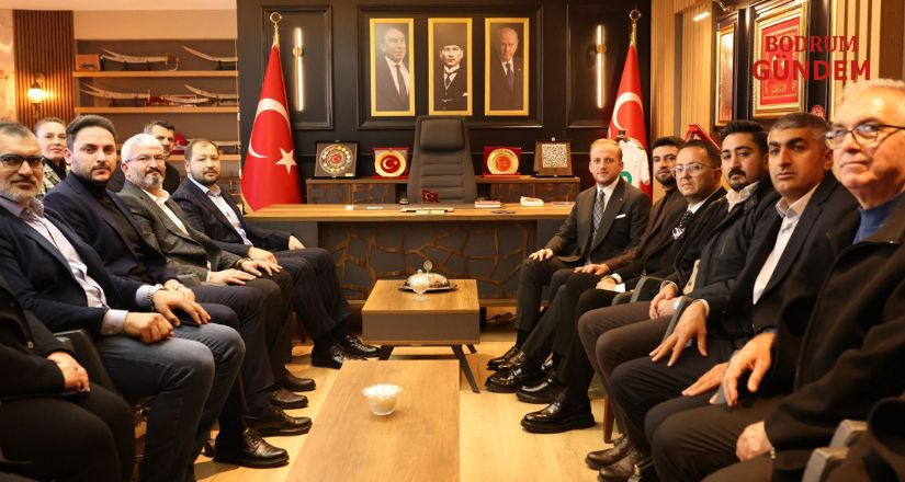 AK Parti Muğla İl Teşkilatından MHP Muğla İl Başkanlığı’na Ziyaret