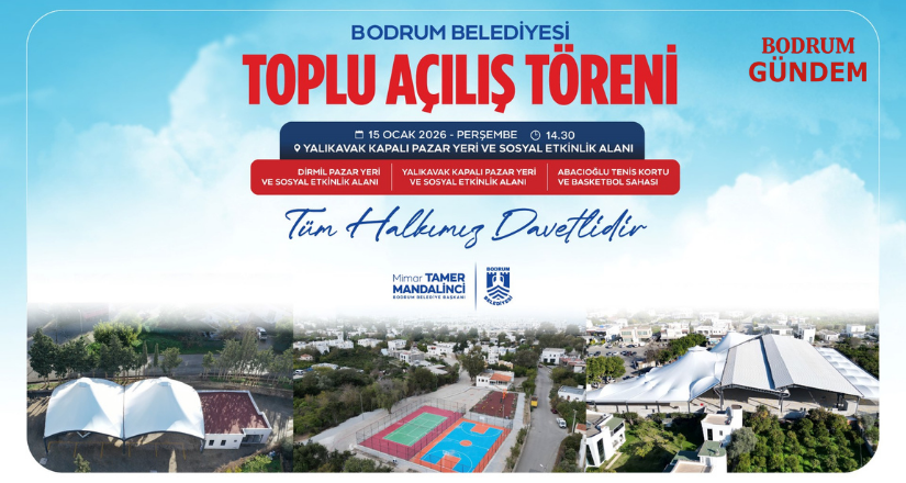 Bodrum Belediyesinden Toplu Açılış Töreni