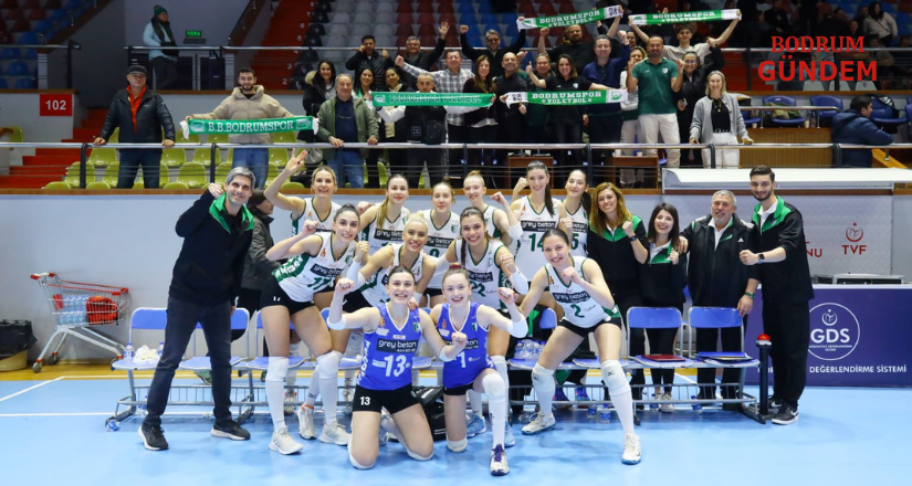 Bodrum’un İncileri 3-0’la 4’te 4 Yaptı