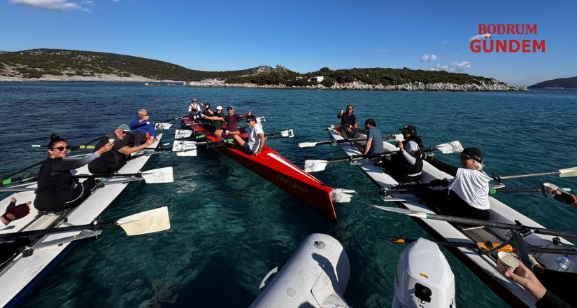 Halikarnas Kürek Kulübü Bodrum Kalesi’ne Kürek Çekti