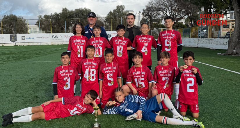Ortakent Yahşi Spor Kulübü U12 Takımı Namağlup Şampiyon Oldu