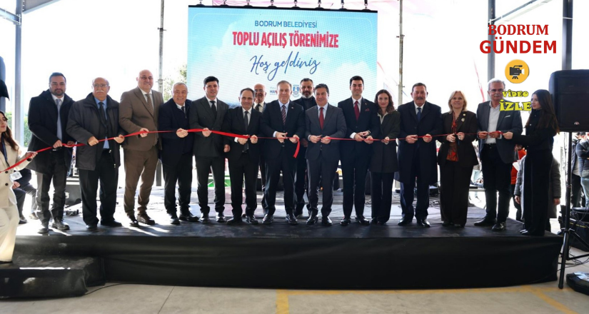 Üç Projenin Toplu Açılış Töreni Yapıldı