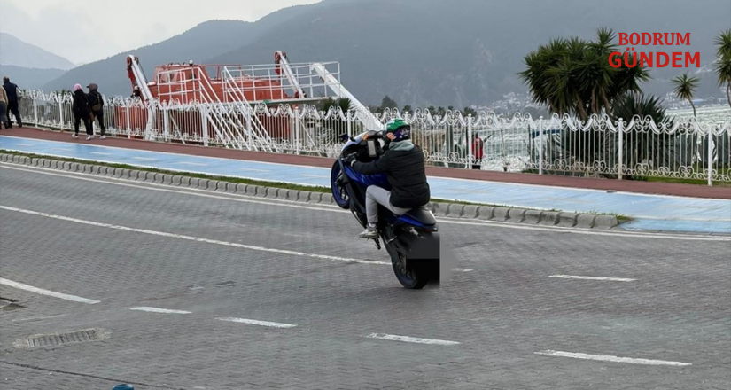 Tek Teker Motosiklet Kullanan Sürücü Yakalandı