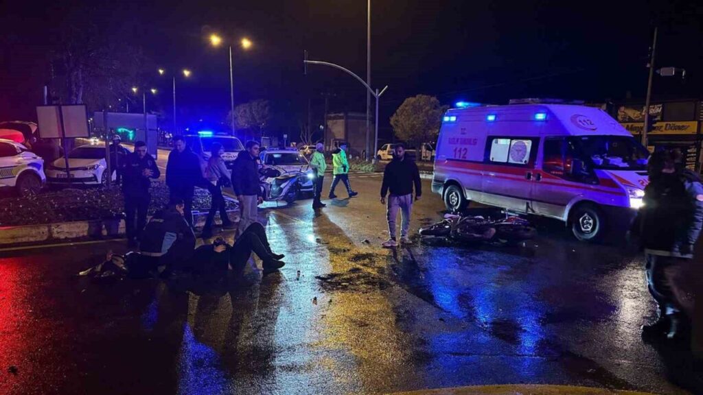 Motosiklet Kazasında 1 Kişi Ağır Yaralandı