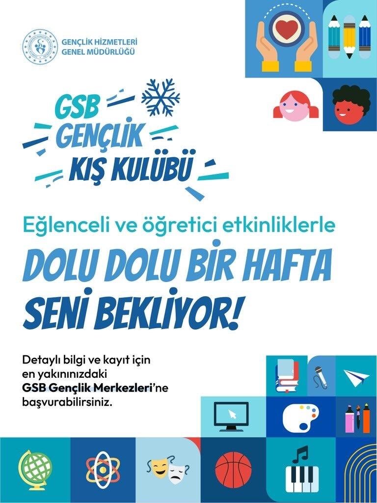Tatilde gençlerin rotası gençlik merkezi olacak