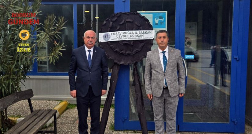 EMŞAV Muğla’dan TÜVTÜRK’e siyah çelenk