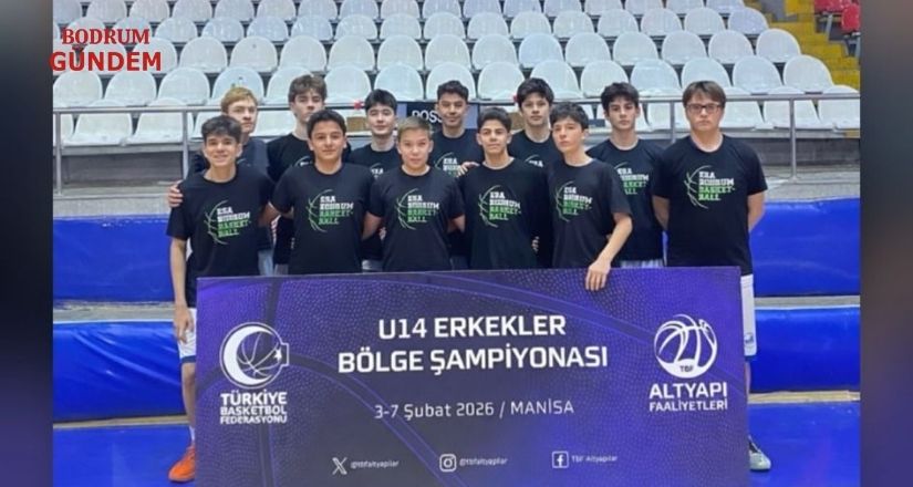 ESA Bodrum U14 Erkekler Ege Bölge Şampiyonu Oldu