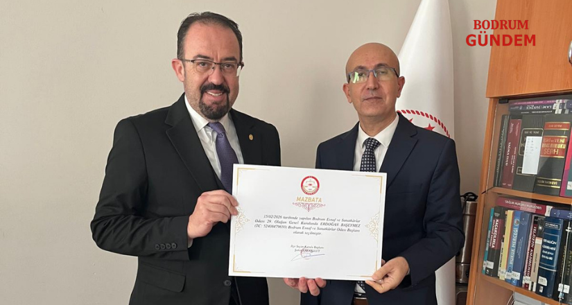 Erdoğan Başeymez Mazbatasını Aldı