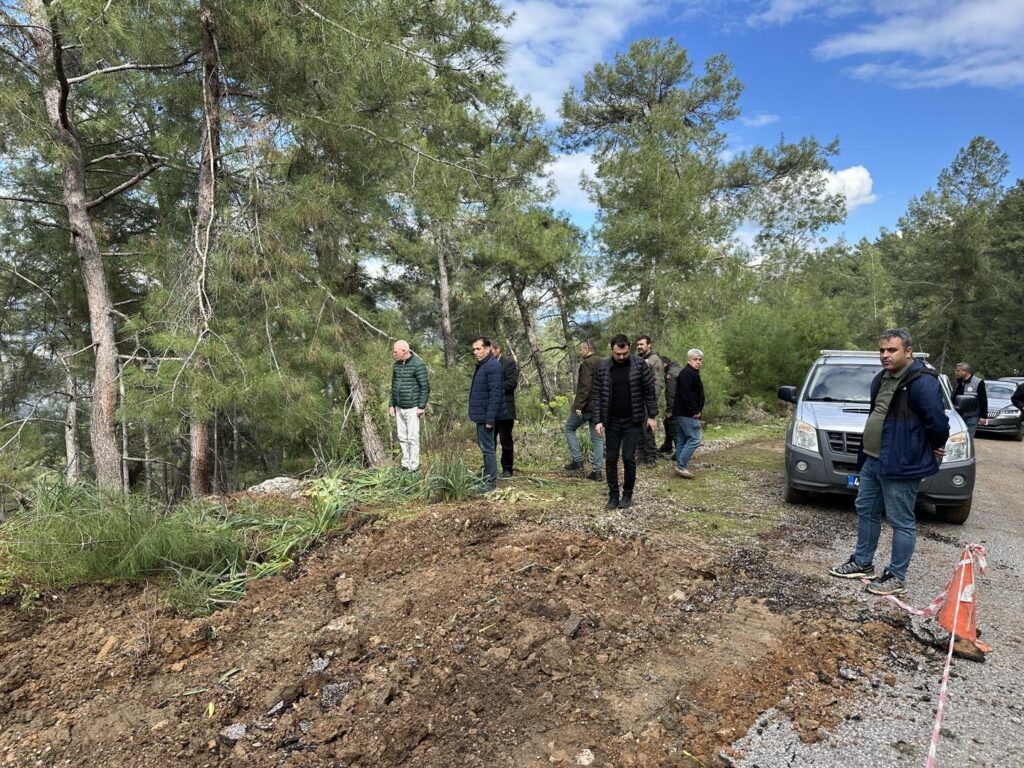 Gökbel yolu geçici olarak ulaşıma kapatıldı  