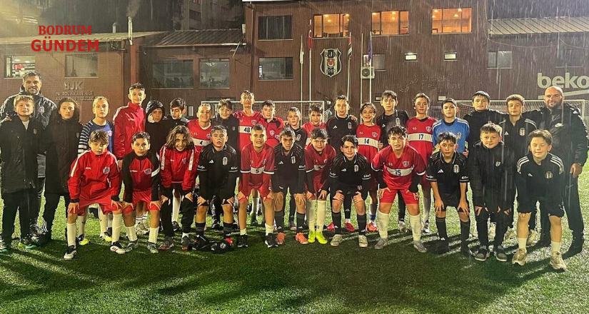 Ortakent Yahşi U12, Beşiktaş Futbol Akademisi ile Karşılaştı