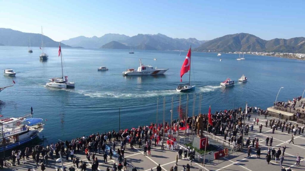Atatürk, Marmaris’e Gelişinin 91. Yılında Anıldı