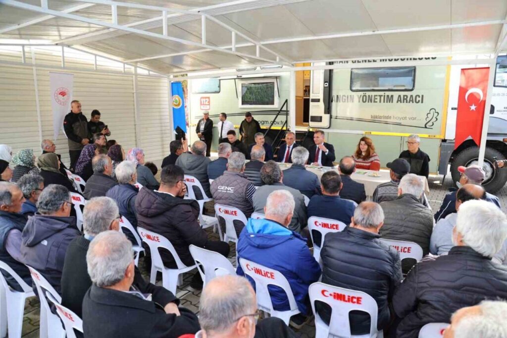Orman yangınlarına karşı köylerde seferberlik