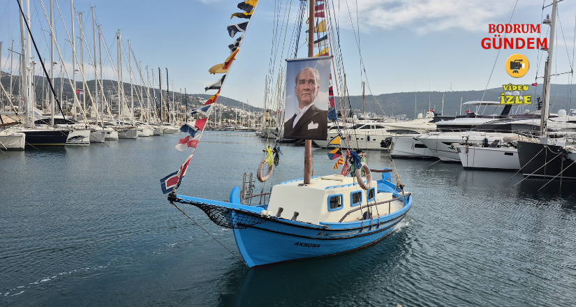 65 Yıllık “Aksona” Teknesi Yeniden Denizde