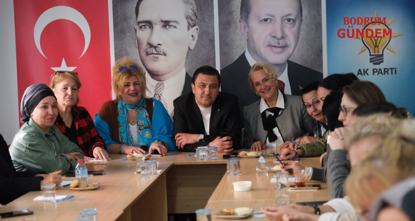 AK Parti Bodrum Kadın Kolları Seha Ergene Liderliğinde Sahada