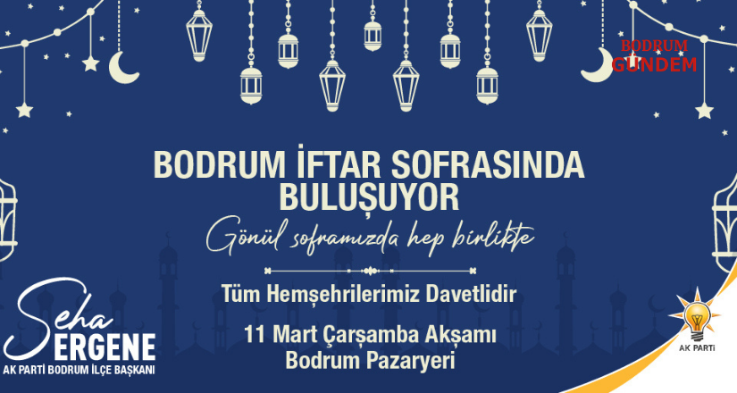 AK Parti Bodrum’da İftar Programı Düzenliyor