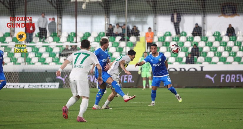 Bodrum FK, gol düellosunda kaybetti