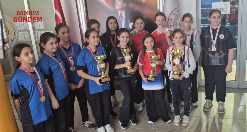 Bodrum Kerem Aydınlar Ortaokulu Masa Tenisinde Muğla Şampiyonu Oldu