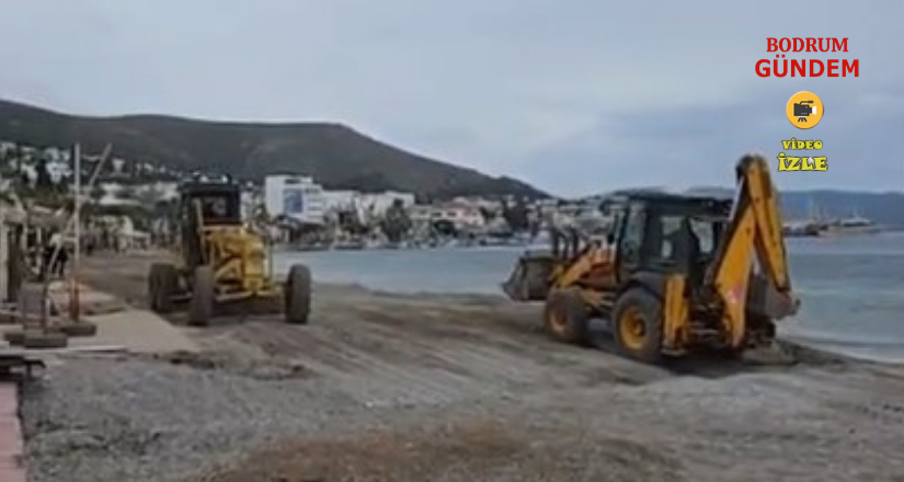 Kumbahçe Sahilinde Düzenleme Çalışmaları Başladı