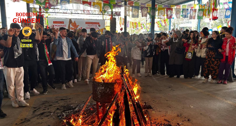 Milas’ta Nevruz Kutlamalarına Bodrum’dan Yoğun Katılım