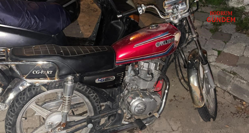 Motosiklet hırsızları polisten kaçamadı