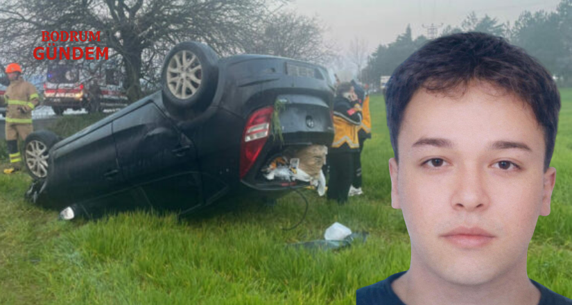 Trafik Kazasında Bodrumlu Genç Hayatını Kaybetti
